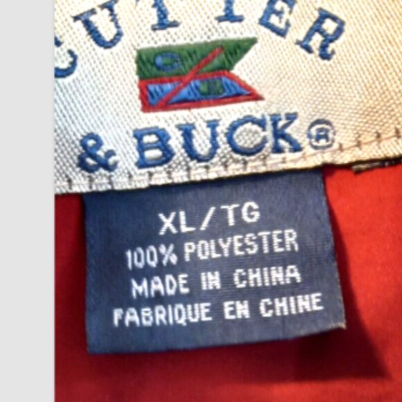Cutter and Buck Men's Jacket Size XLarge Red Golf Windbreaker Rain Jacket - Picture 13 of 14